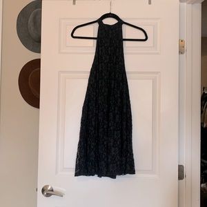 Mink Pink High Neck Lace Dress